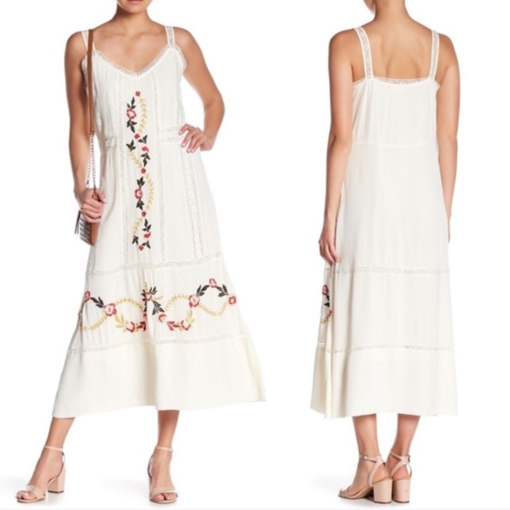 Nanette Lepore palomino embroidered midi dress - Picture 2 of 4